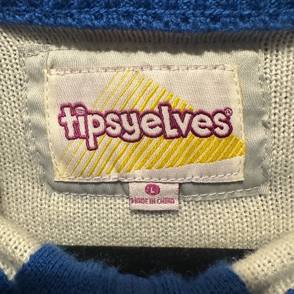 Tipsy Elves Men’s Ski Sweater 1/4 Zip Pullover Size L‎ - Picture 2 of 7
